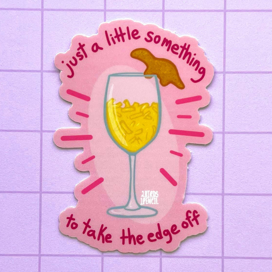 Dino Nugget Vinyl Sticker