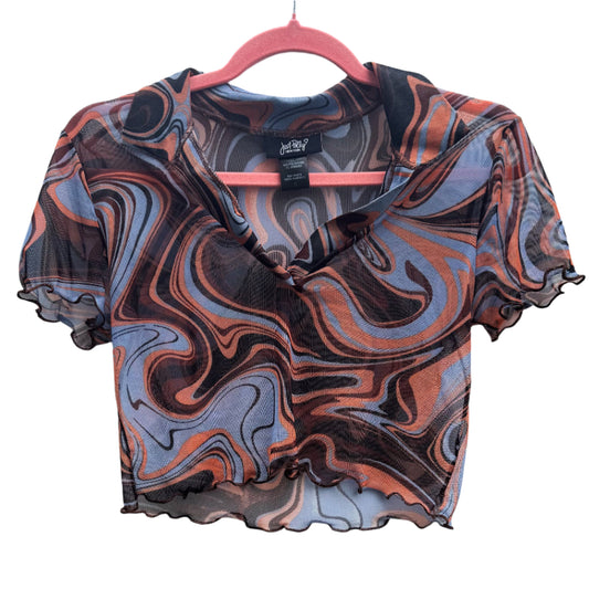 Marbled Crop Top (S) // Thrift & Vintage
