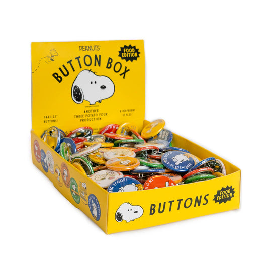 3P4 x Peanuts® - Snoopy Button Box (Food Edition)