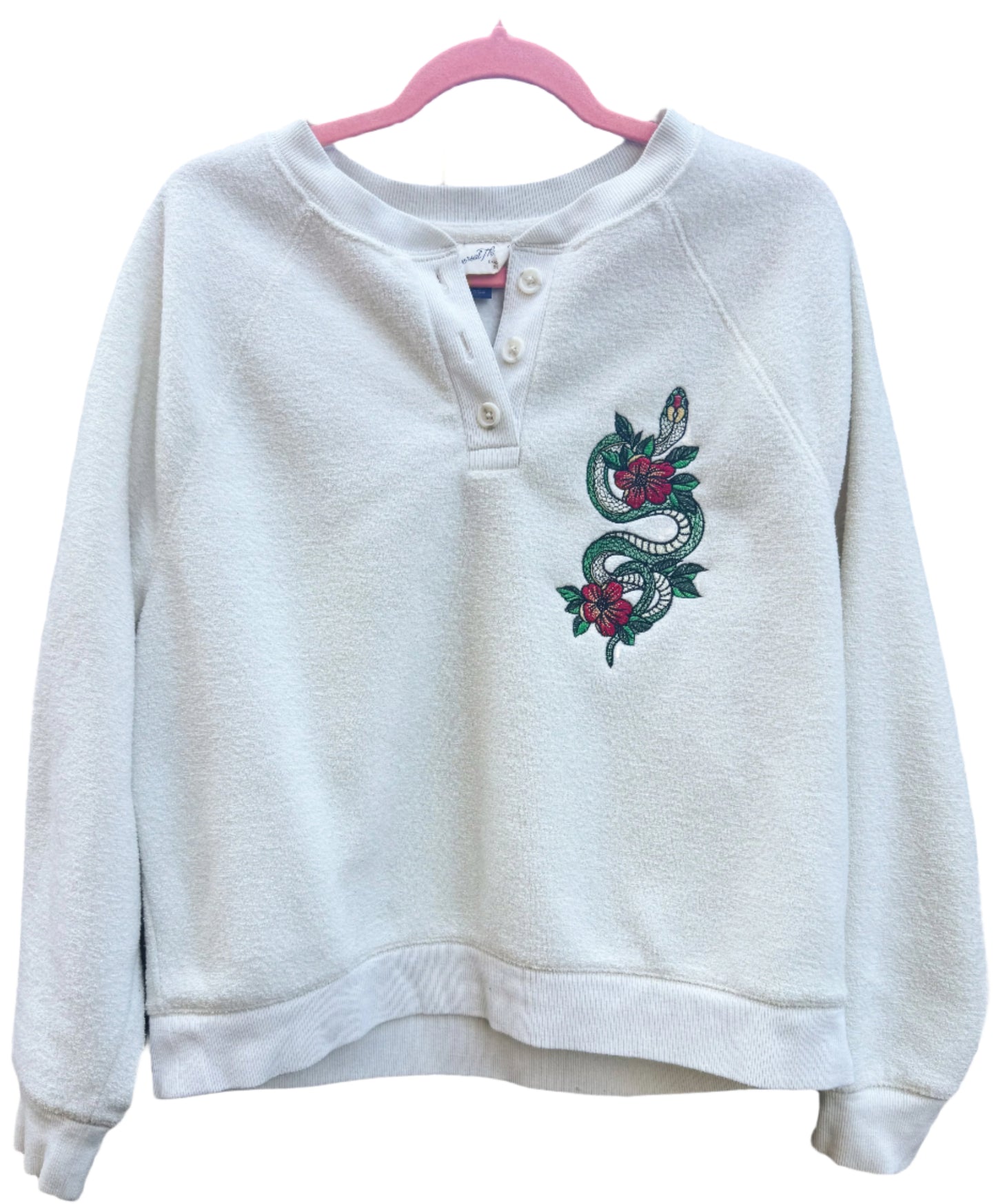 Upcycled Snake Fleece (M)