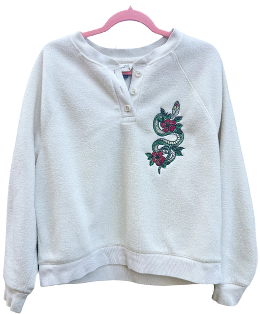 Upcycled Snake Fleece (M)