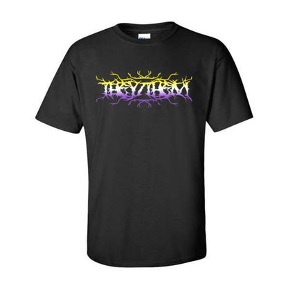 They/Them Punk Metal Logo Tee